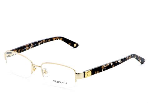 gold versace glasses men|Versace rimless eyeglasses.